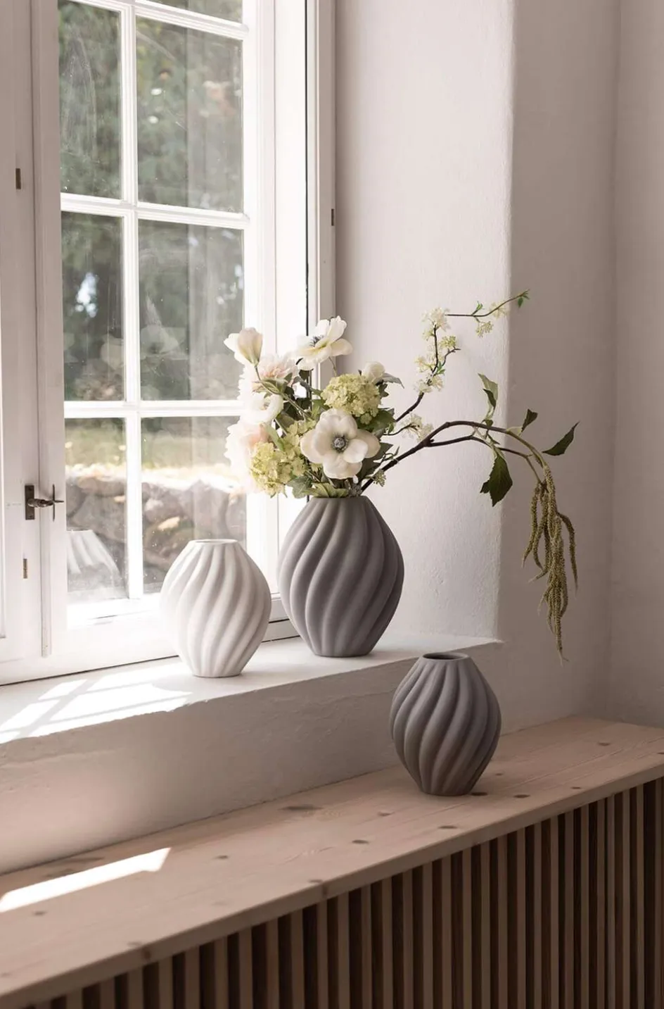 Specktrum Flora Vase H, Off White