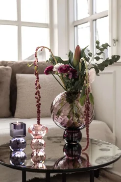 Clearance Specktrum Meadow Swirl Vase H, Plum