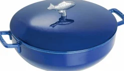 Staub Gryder Og Kasseroller > Bouillabaissegryde 28 cm, Mørkeblå