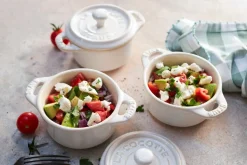 Staub Ceramique Cocotte-sæt 4 stk. Ø10 cm/0,2 L, Elfenben-Hvid