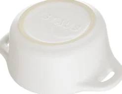 Sale Staub Ceramique Minigryde 10 cm/0,2 L, Ren Hvid