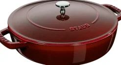 Outlet Staub Chistera Støbejernssauterpande 28 cm, Grenadine