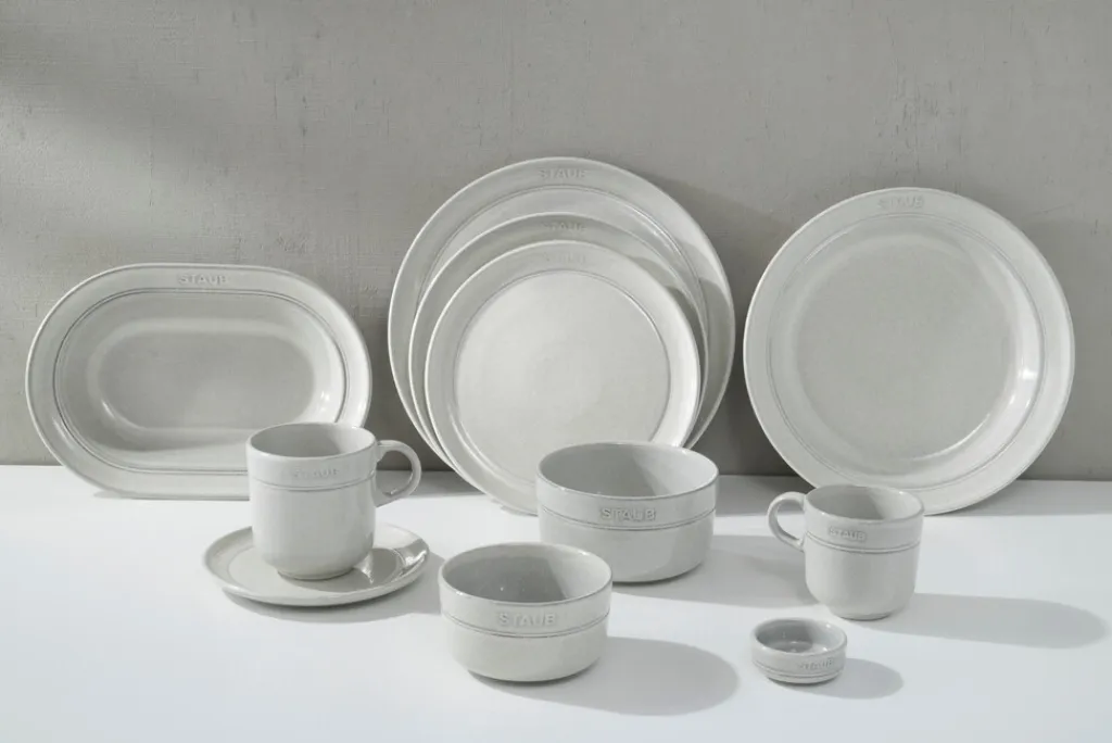 Staub Skåle|Spisestue > Dining Line Skålsæt 4 stk. 6 cm, Hvid Trøffel
