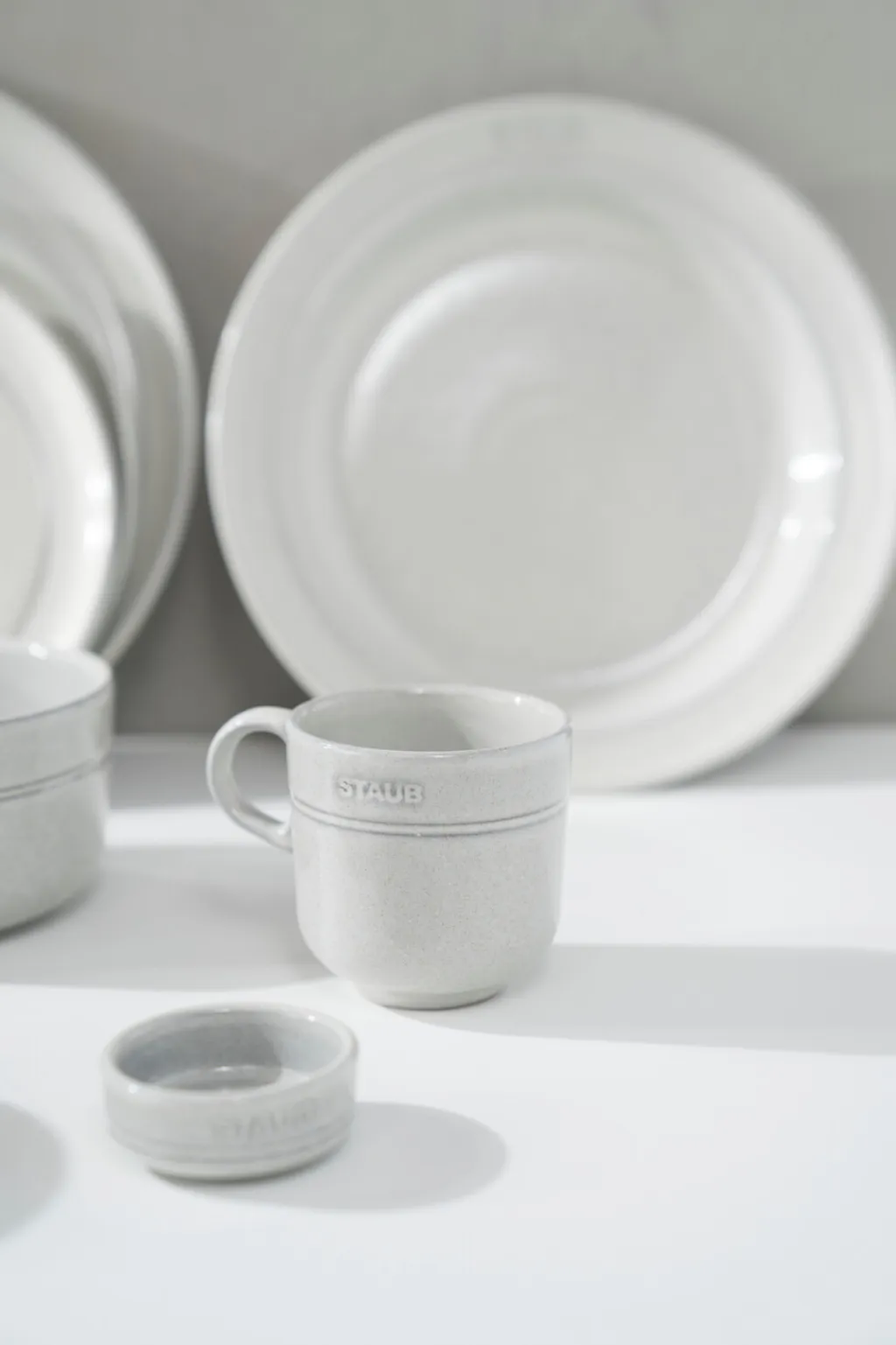 Staub Skåle|Spisestue > Dining Line Skålsæt 4 stk. 6 cm, Hvid Trøffel