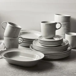Staub Middagstallerkener > Dining Line Tallerken , Hvid Trøffel
