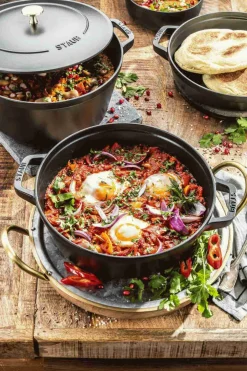 Staub Gryder Og Kasseroller > Grydesæt 3 Dele 24 cm, Sort