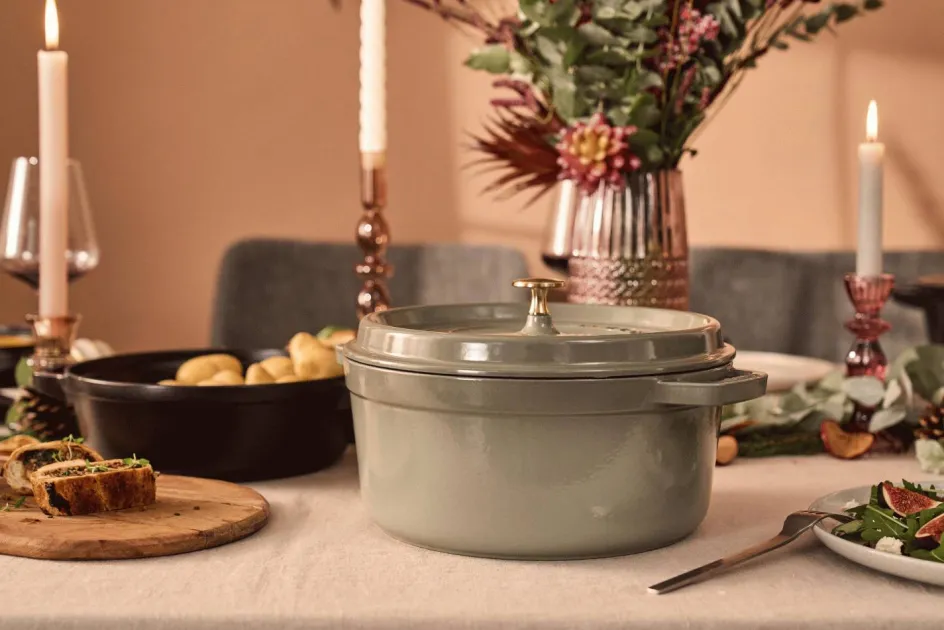 Hot Staub La Cocotte Cocotte 28 cm/6,75 L, Eukalyptus