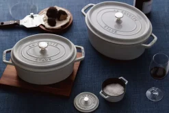 Hot La Cocotte Cocotte 33 cm/6,75 L, White Truffle Gryder Og Kasseroller