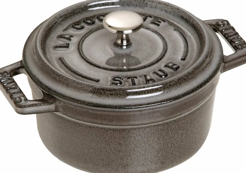 Hot Staub La Cocotte Mini Cocotte 10 cm/0,25 L, Grafitgrå