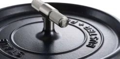 Clearance Staub La Cocotte Støbejernsgryde 24 cm/3,8 L, Sort/Krom