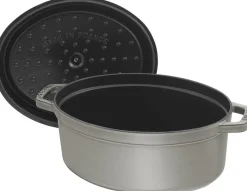 Staub La Cocotte Støbejernsgryde 31 cm/5,5 L, Grafitgrå
