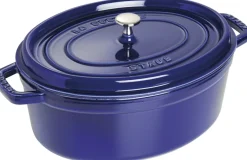 Best Staub Oval Støbejernsgryde 33 cm/6,7 L, Mørkeblå