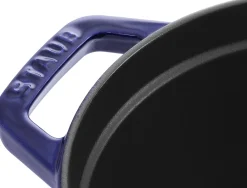 Best Staub Oval Støbejernsgryde 33 cm/6,7 L, Mørkeblå
