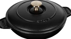 Staub Spisestue|Fade > Ovnfast Fad m. Låg 20 cm, Sort