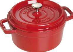 Staub Rund Støbejerngryde 18 cm/1,7 L, Rød