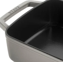 Staub Spisestue|Fade > Specialities Ovnfad 30 cm, Grafitgrå