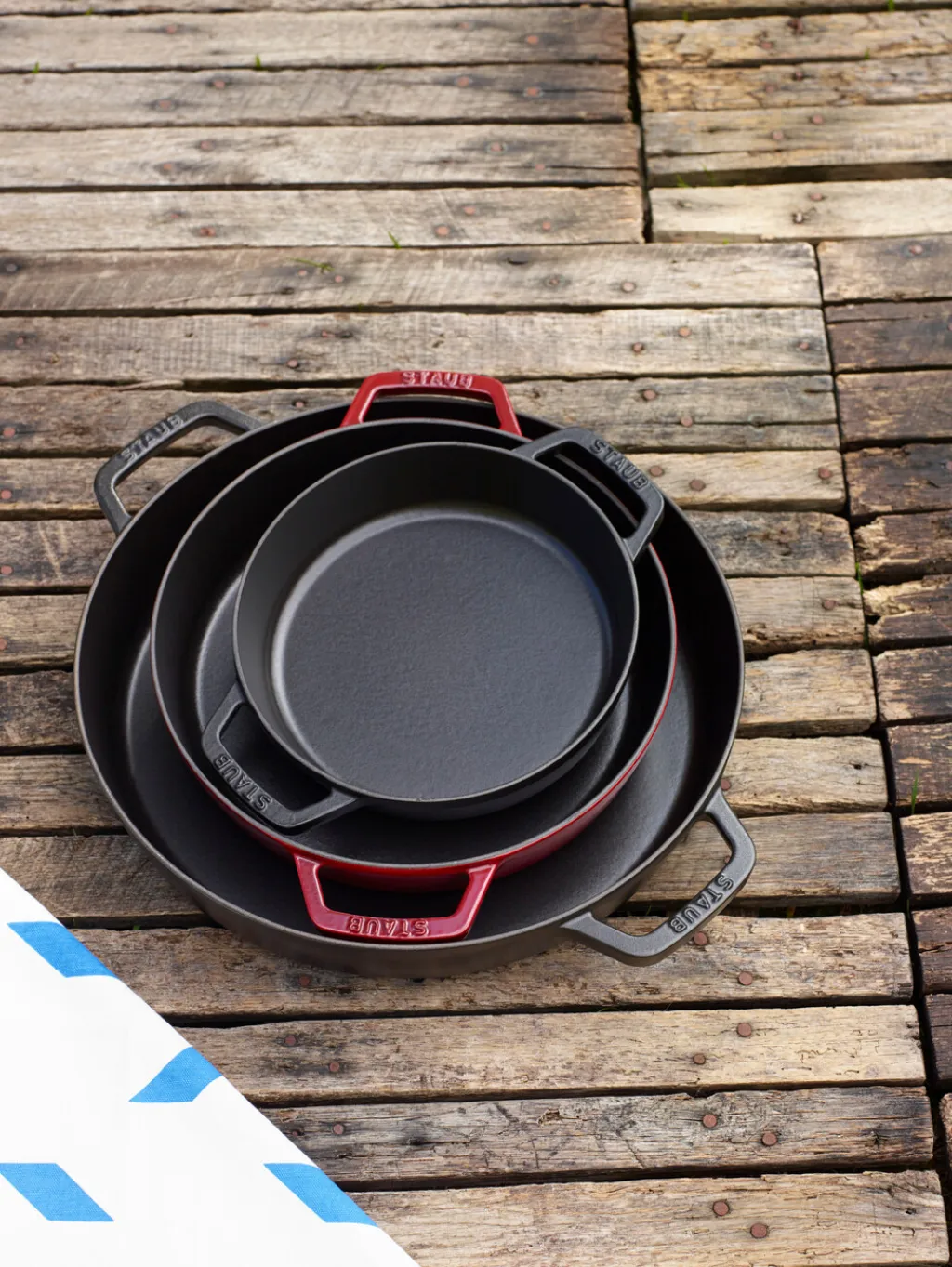 Staub Pander > Støbejern Paellapande 34 cm