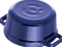 Discount Staub Støbejerngryde Ø10 cm/0,25 L, Mørkeblå
