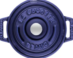 Discount Staub Støbejerngryde Ø10 cm/0,25 L, Mørkeblå