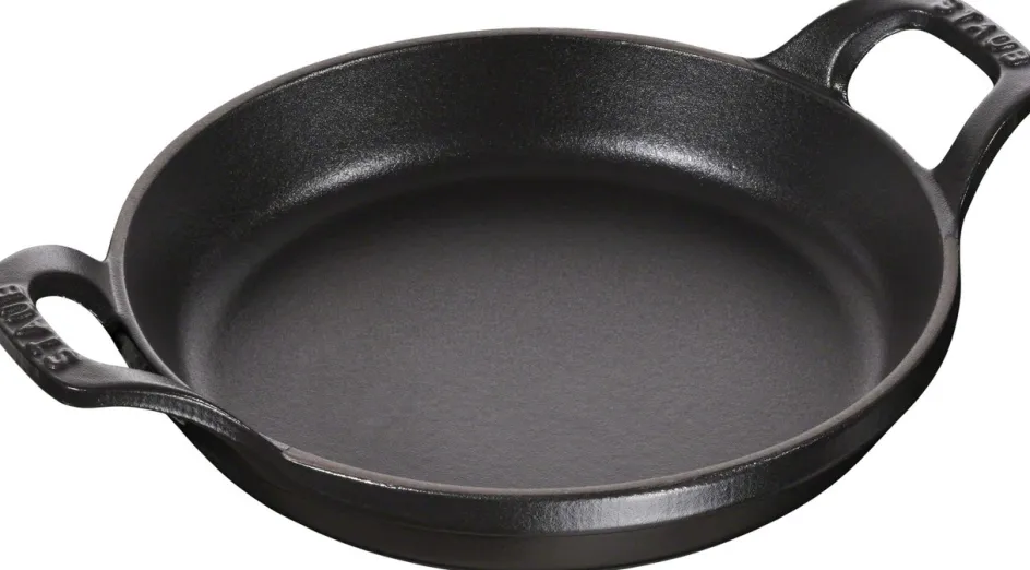 Clearance Staub Støbejernsfad , Sort