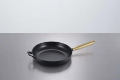 Online Staub Støbejernspande 28 cm, Sort/Messing