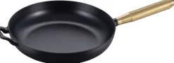 Online Staub Støbejernspande 28 cm, Sort/Messing