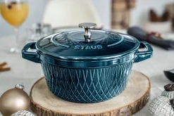Discount Staub Twister Cocotte 24 cm/4 L, La-Mer