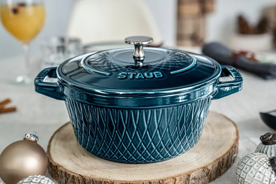 Discount Staub Twister Cocotte 24 cm/4 L, La-Mer