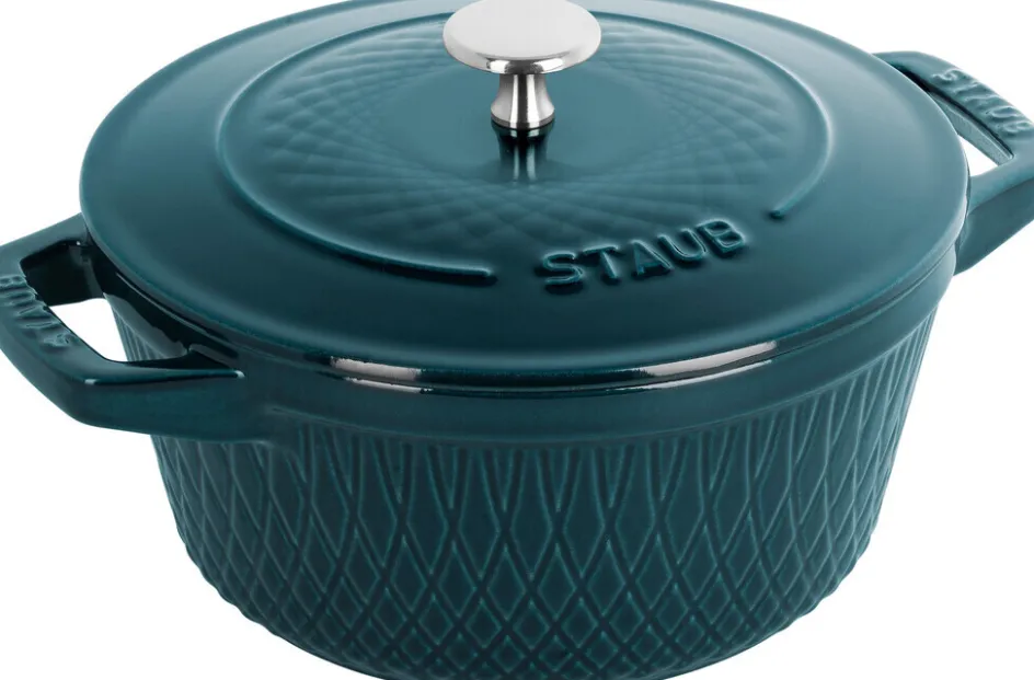 Discount Staub Twister Cocotte 24 cm/4 L, La-Mer