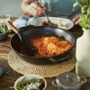 Staub Pander > Wok m. Glaslåg 30 cm, Sort
