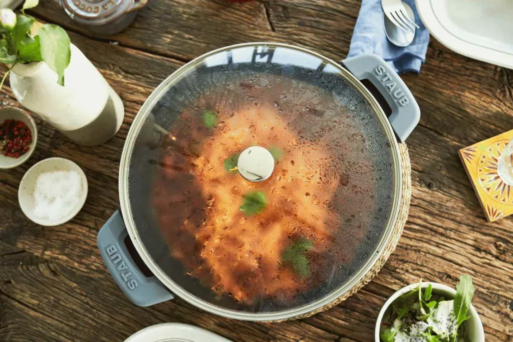 Staub Pander > Wok m. Glaslåg 30 cm, Sort