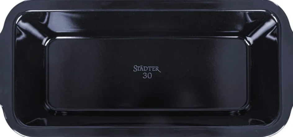 New Städter Emaille Brødform 30 cm, Sort