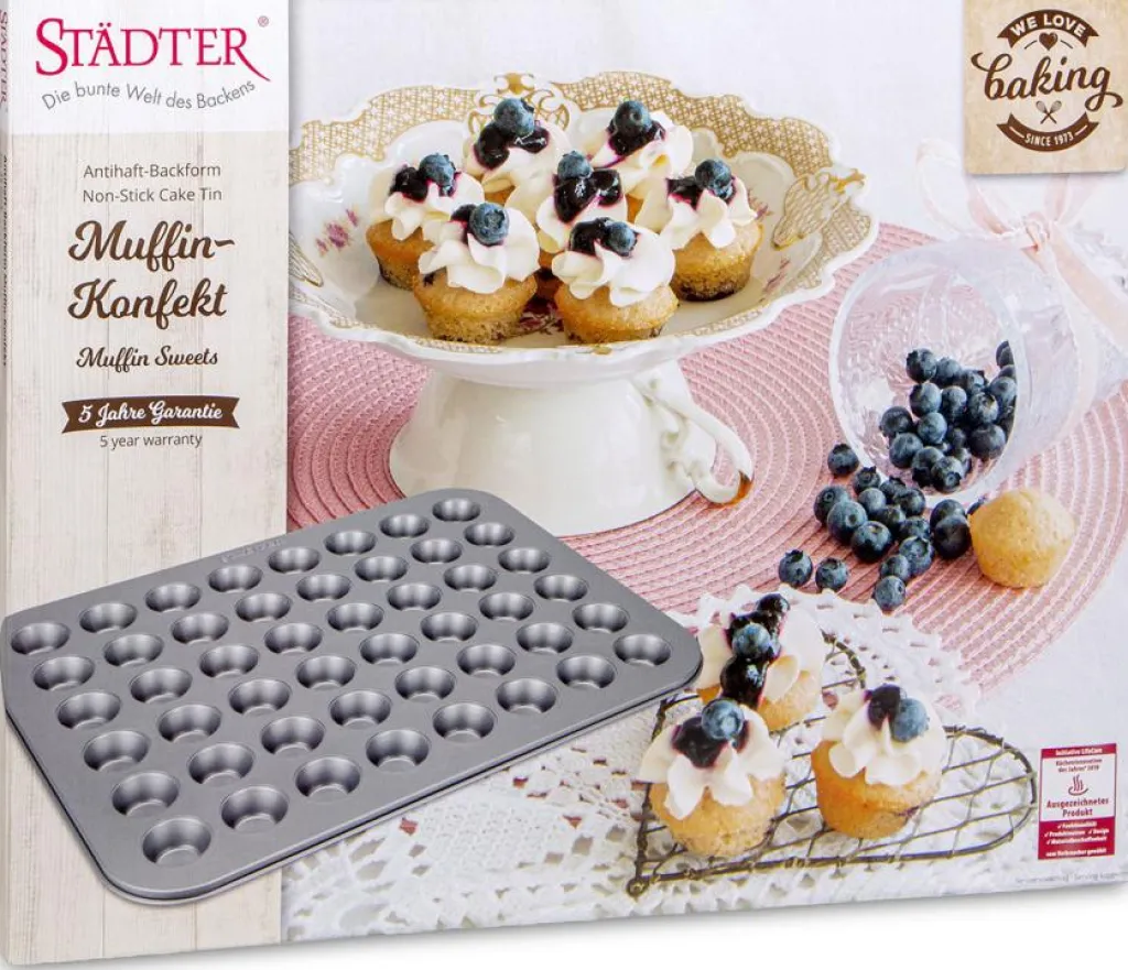 Online Muffinplade t. 48 stk, Stål Bageforme