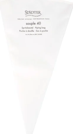 Sprøjtepose 40 cm, Hvid Bageredskaber|Bageredskaber