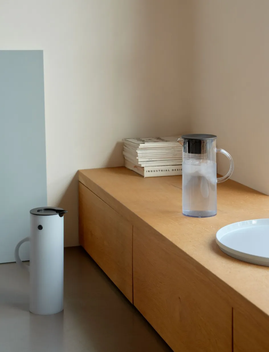 Hot Stelton EM77 Termokande 1 L, Soft Cloud