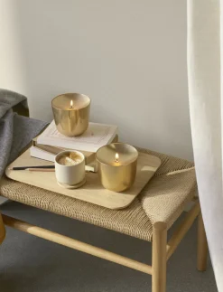 Discount Stelton Solis Olielampe H10 cm, Messing