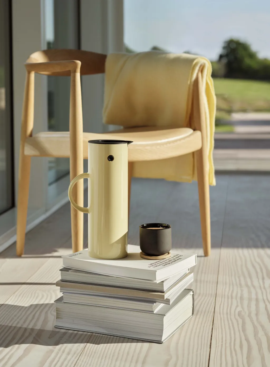 Stelton Kopper > Theo Kop m. Underkop, Sort