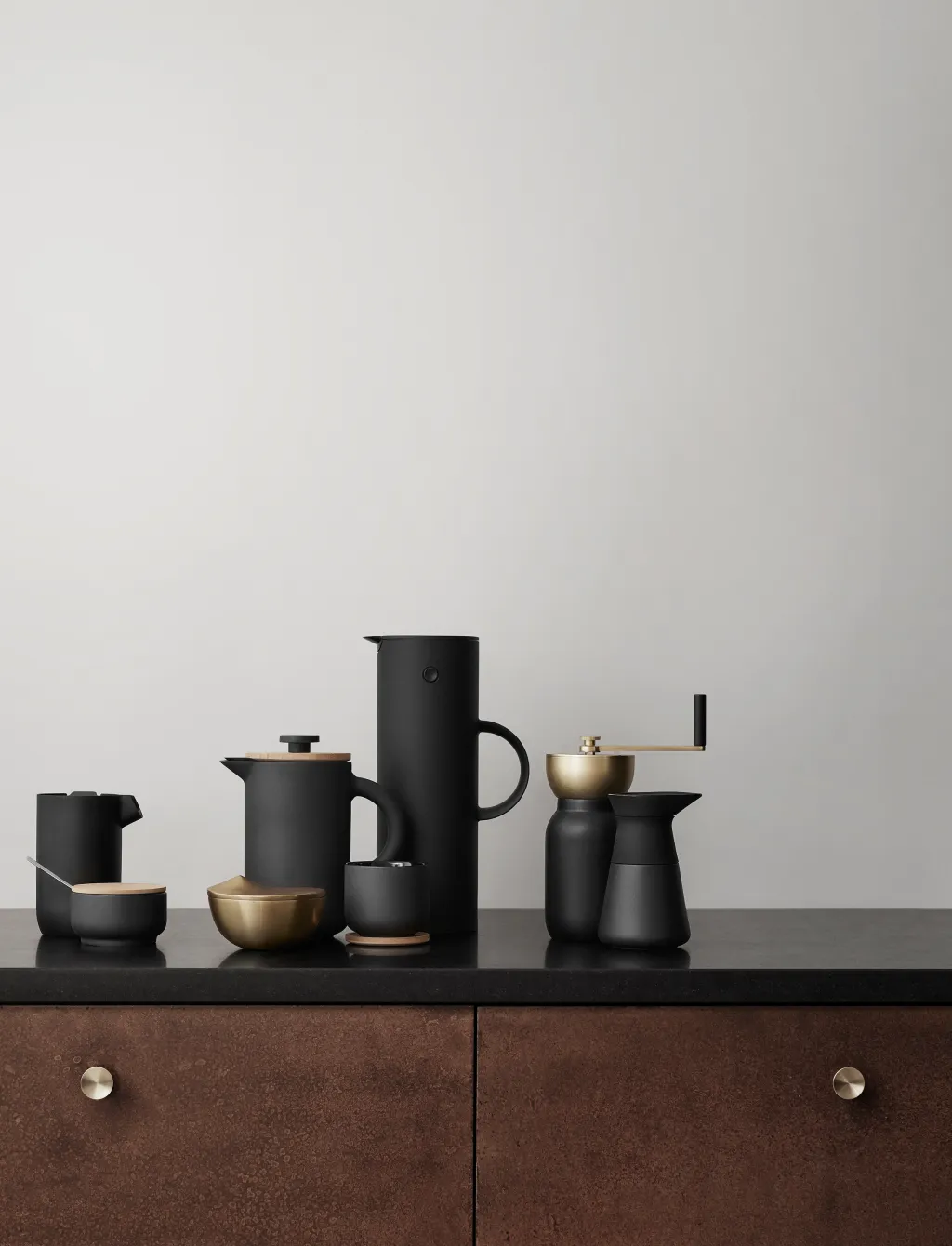 Stelton Stempelkander > Theo Stempelkande 0,8 L, Sort