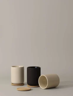 New Stelton Theo Termokop m. Glasbrik 25 cl, Sort