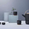 Stelton Theo Tevarmer til Fyrfadslys, Sort