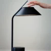 Stelton Lamper Til Haven Og Terrassen|Bedlamper Og Havelamper > Vinkel Trådløs Lampe LED H41,5 cm, Sort