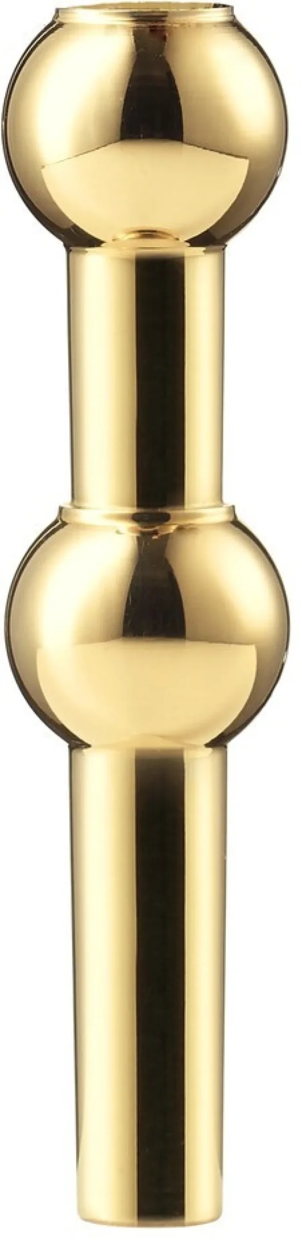 Stoff Nagel Vase H10 cm, Messing
