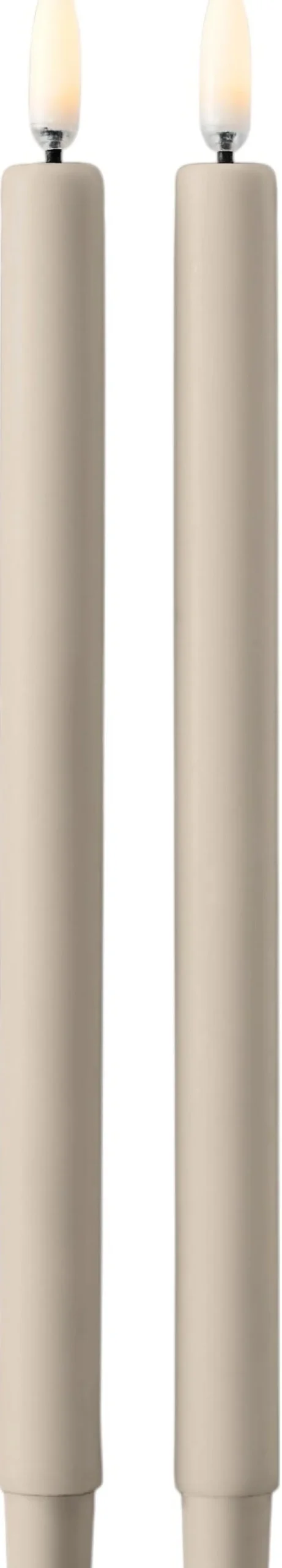 Kertelys by Uyuni Lighting LED 2 stk 20 cm, Stearinlys|Led Stearinlys