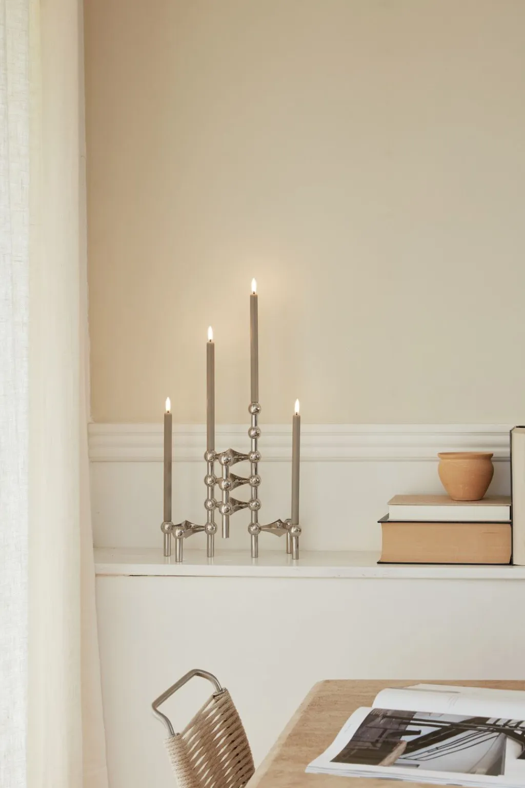 Kertelys by Uyuni Lighting LED 2 stk 20 cm, Stearinlys|Led Stearinlys