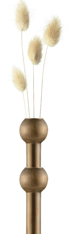 Best Stoff Nagel Vase H10 cm, Bronze