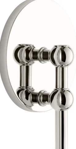 New Stoff Nagel Vægophæng Lysestage H14,5 cm, Krom