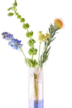 Online Studio About Bouquet Tube Vase H27 cm, Rosa