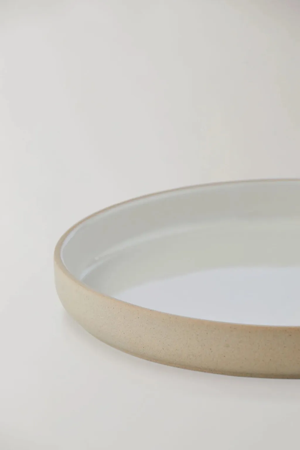 Clearance Clayware Serveringsfad ?27 cm, Sand/Light Grey Spisestue|Fade