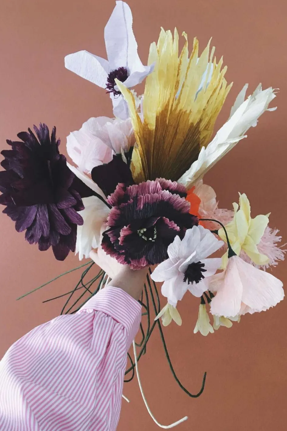 Discount Studio About Papirblomst Daisy 43 cm, Lilla