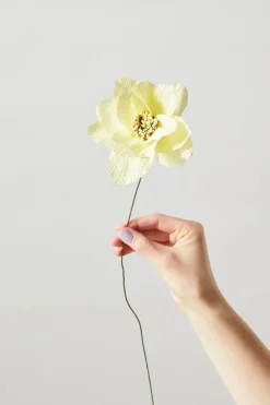 Outlet Studio About Papirblomst Dahlia 43 cm, Gul